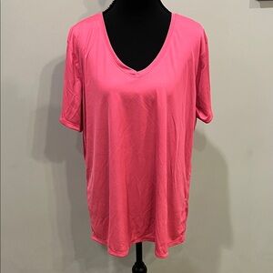 Athletic Works Vivid Pink Women's Short Sleeve Tee